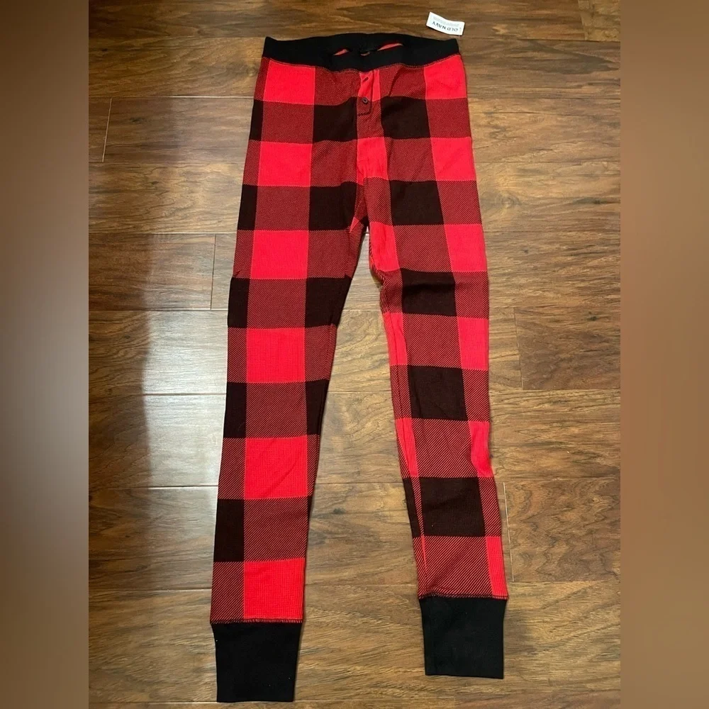 NWT Old Navy Buffalo Plaid Thermal Pants Size S